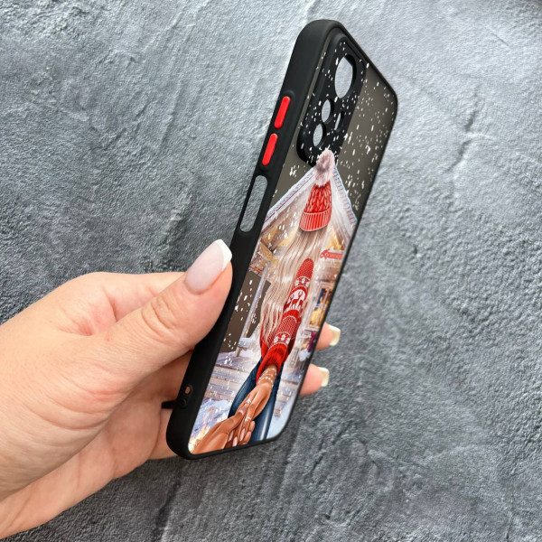 Чохол для Xiaomi Redmi Note 12S з захистом камери новорічна казка