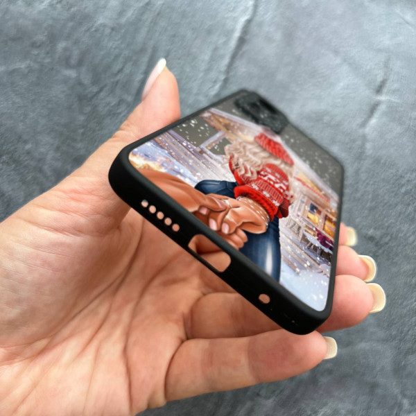 Чехол для Xiaomi Redmi Note 12S с защитой камеры новогодняя сказка