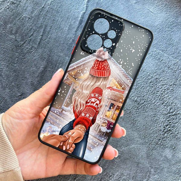 Чохол для Xiaomi Redmi Note 12 4G з захистом камери новорічна казка