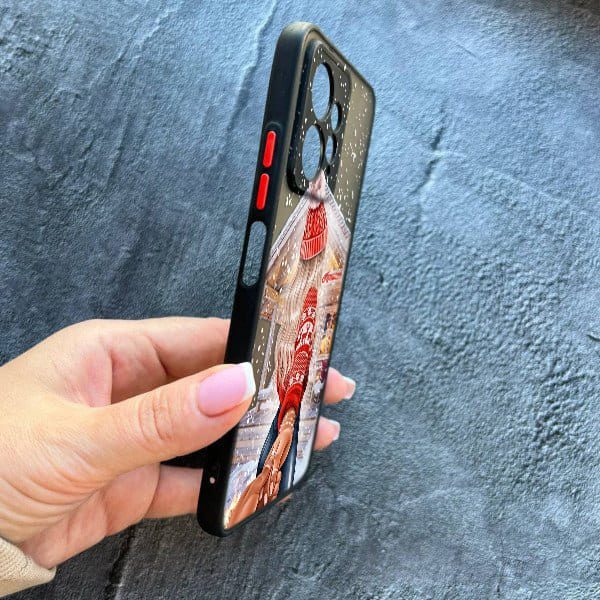 Чохол для Xiaomi Redmi Note 12 4G з захистом камери новорічна казка