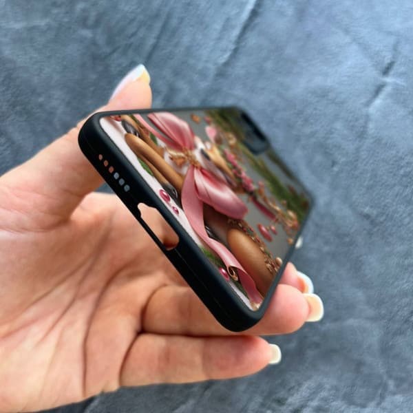 Чехол для Xiaomi Redmi Note 11 / Note 11s с защитой камеры новогодний Рождественский олененок