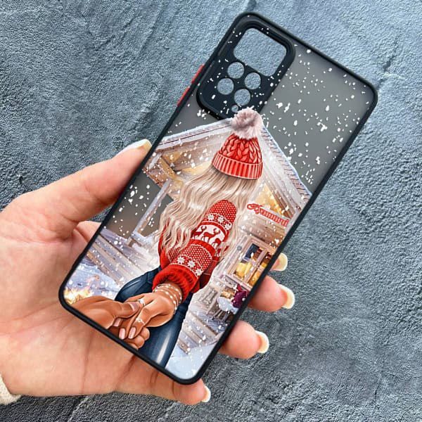 Чохол для Xiaomi Redmi Note 11 Pro / Redmi Note 12 Pro 4G з захистом камери новорічна казка