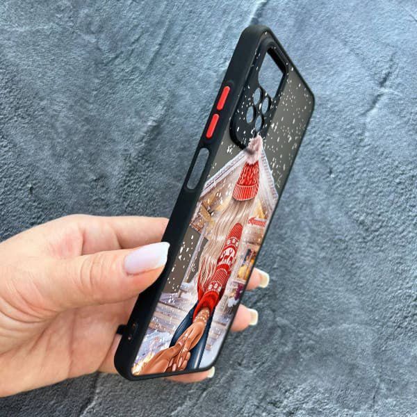 Чохол для Xiaomi Redmi Note 11 Pro / Redmi Note 12 Pro 4G з захистом камери новорічна казка