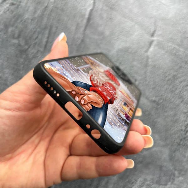 Чехол для Xiaomi Redmi Note 9 / Redmi 10X с защитой камеры новогодняя сказка