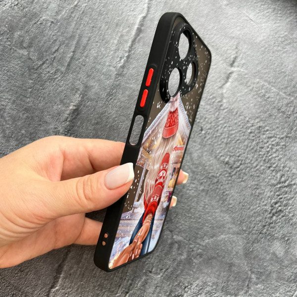 Чохол для Xiaomi Redmi 13 4G / Poco M6 4G з захистом камери новорічна казка