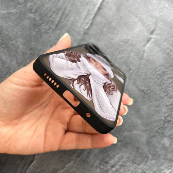 Чехол для Xiaomi Redmi 13 4G / Poco M6 4G с защитой камеры новогодний зимнее дыхание