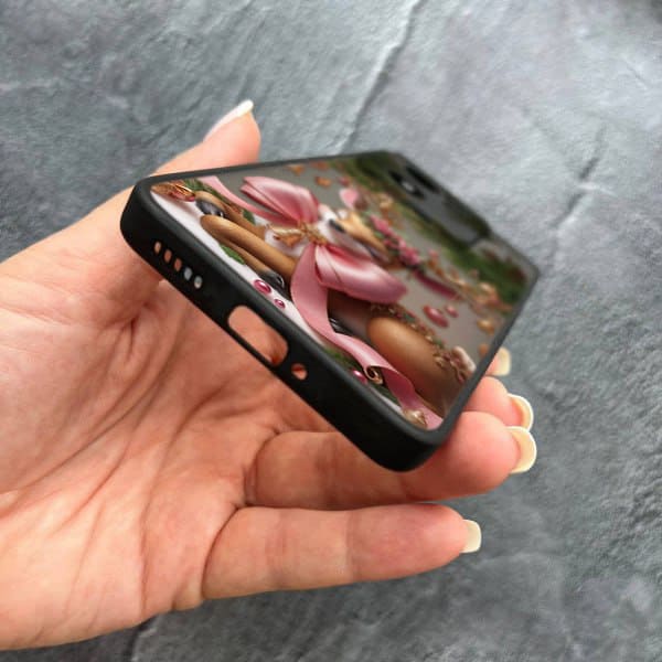 Чехол для Xiaomi 13T / 13T Pro новогодний с защитой камеры Рождественский олененок