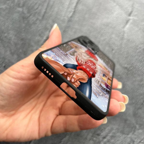 Чехол для Xiaomi 13 Lite с защитой камеры новогодняя сказка