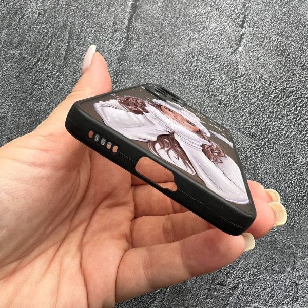 Чехол для Xiaomi 12 Lite с защитой камеры новогодний зимнее дыхание