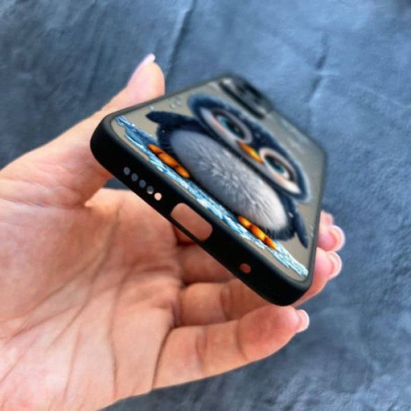 Чохол для Xiaomi 12 / 12x / 12s з захистом камери новорічний милий пінгвін