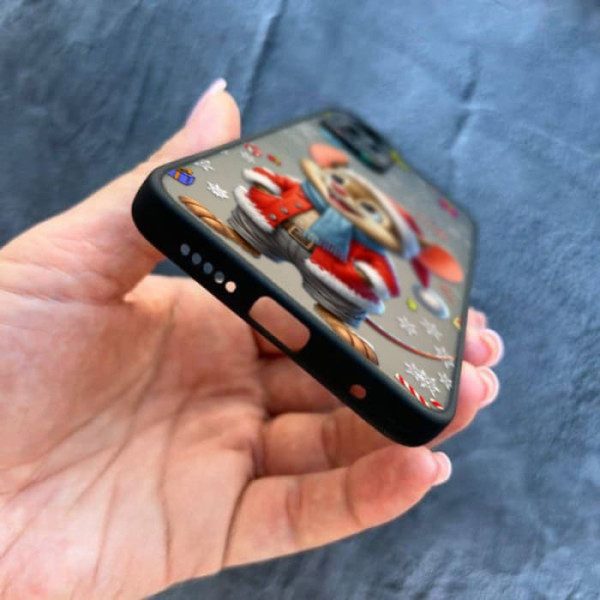 Чохол для Xiaomi 12 / 12x / 12s з захистом камери новорічний мишеня в костюмі санти