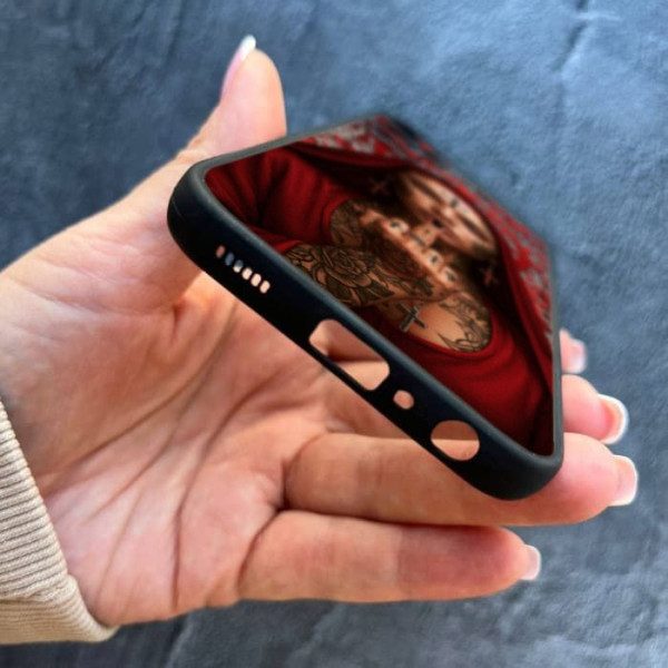 Чехол для Samsung Galaxy A05s с защитой камеры Монашка бунтарка