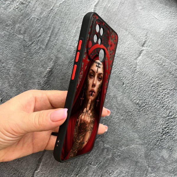 Чехол для Xiaomi Redmi 10C с защитой камеры Монашка бунтарка