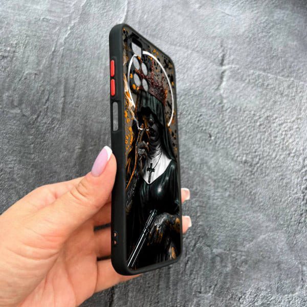 Чехол для Xiaomi Redmi 10 с защитой камеры Черная королева