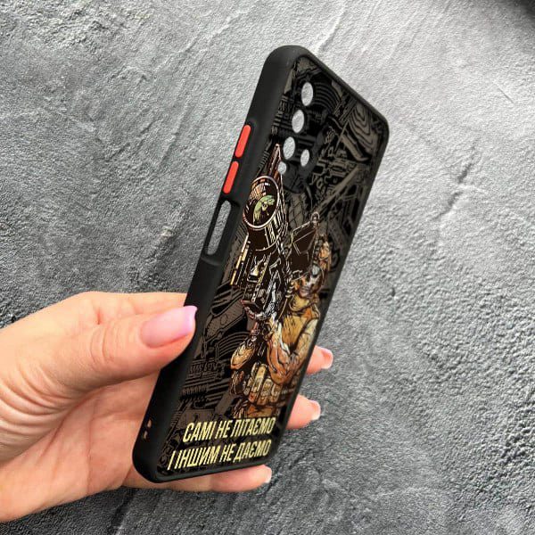 Чехол для Xiaomi Redmi 9T с защитой камеры Военный Стингер
