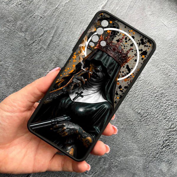 Чехол для Xiaomi Redmi 9T с защитой камеры Черная королева