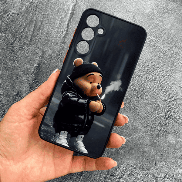 Чохол для Samsung Galaxy S25FE з захистом камери з ведмедиком Вінні