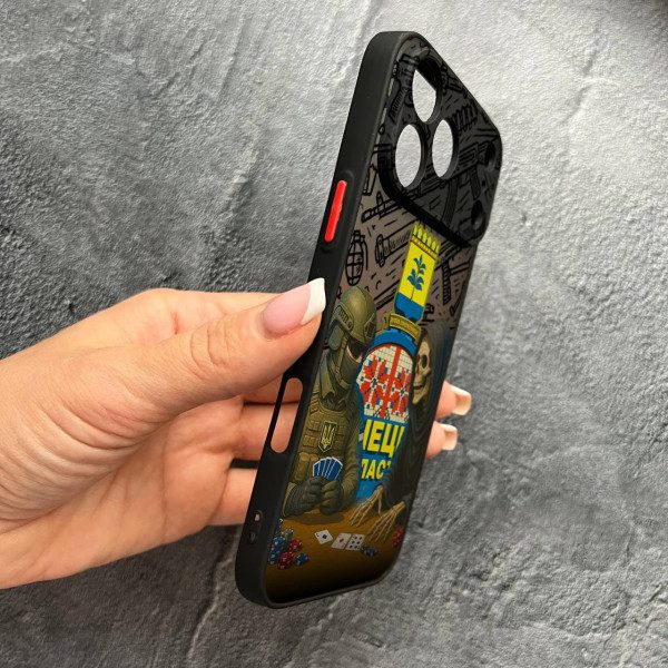 Чехол для iPhone 17 Pro Max с защитой камеры военный игра со смертью