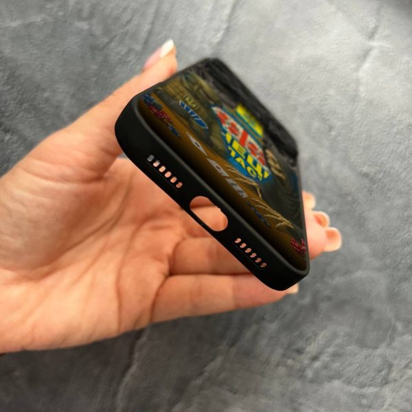 Чехол для iPhone 17 Pro Max с защитой камеры военный игра со смертью