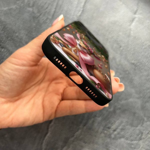 Чехол для iPhone 17 Pro Max с защитой камеры новогодний Рождественский олененок