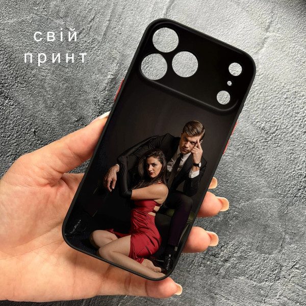 Чехол для iPhone 17 Pro Max с защитой камеры со своим принтом