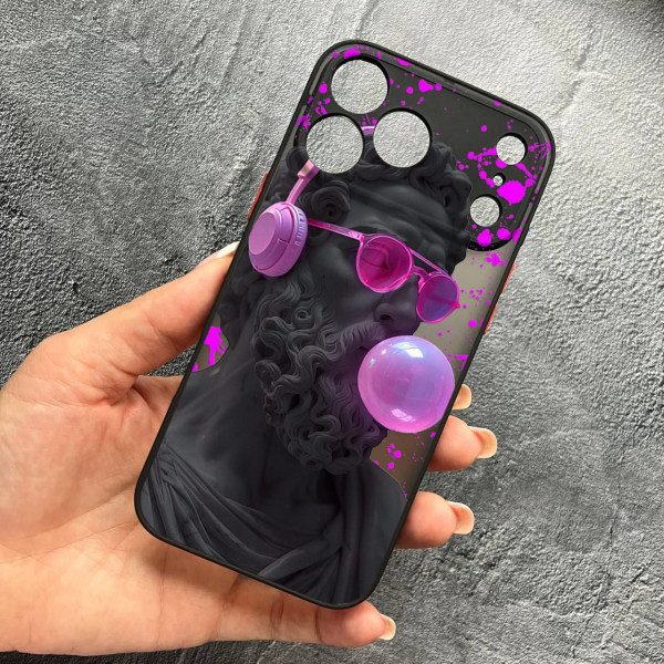 Чехол для iPhone 17 Pro Max с защитой камеры с греческой скульптурой Давид