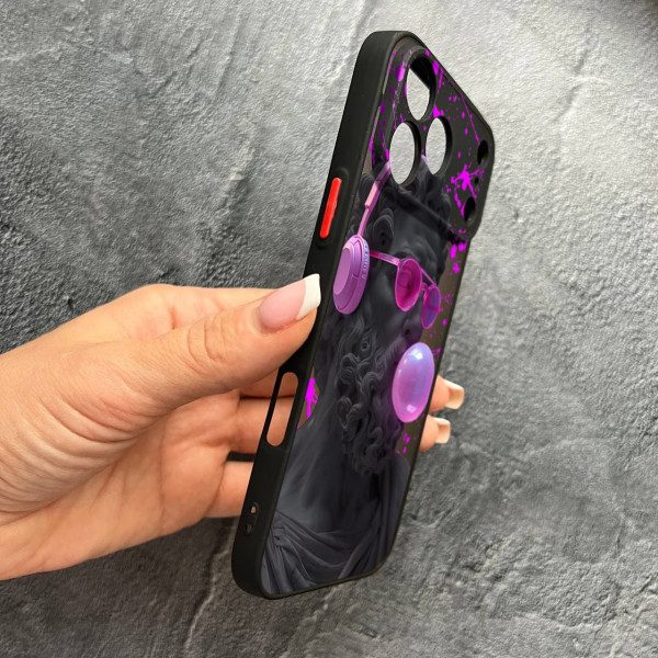 Чехол для iPhone 17 Pro Max с защитой камеры с греческой скульптурой Давид