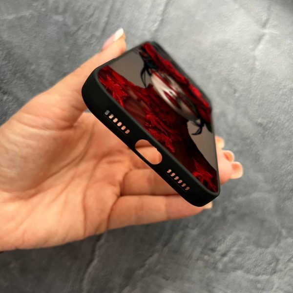Чехол для iPhone 17 Pro Max с защитой камеры с девочкой и лентой