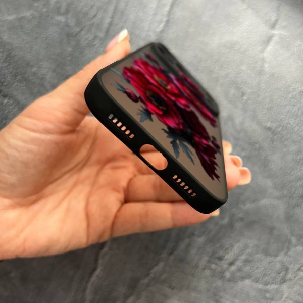 Чехол для iPhone 17 Pro Max с защитой камеры с цветами герберы