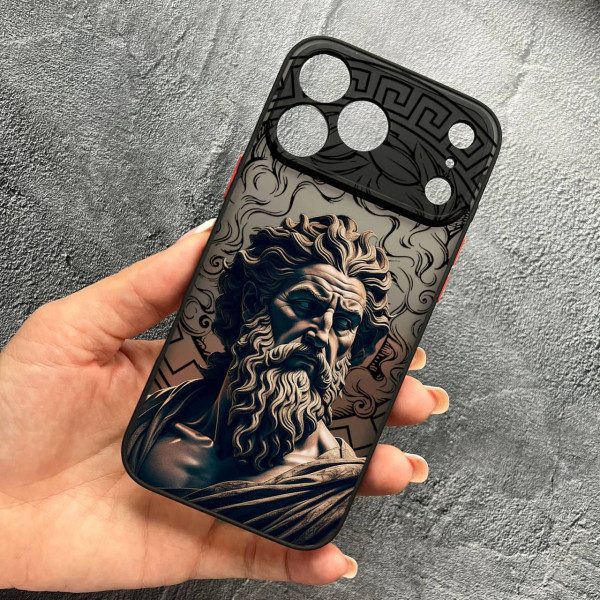 Чехол для iPhone 17 Pro Max с защитой камеры Зевс