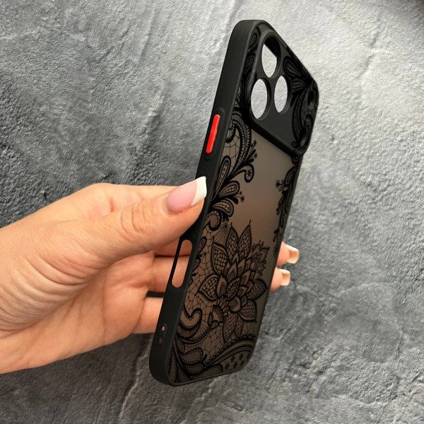 Чехол для iPhone 17 Pro Max с защитой камеры мехенди