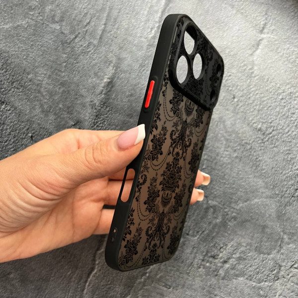 Чехол для iPhone 17 Pro Max с защитой камеры мехенди