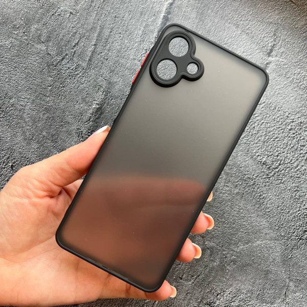 Чехол для Samsung Galaxy A07 матовый пластик без дизайна