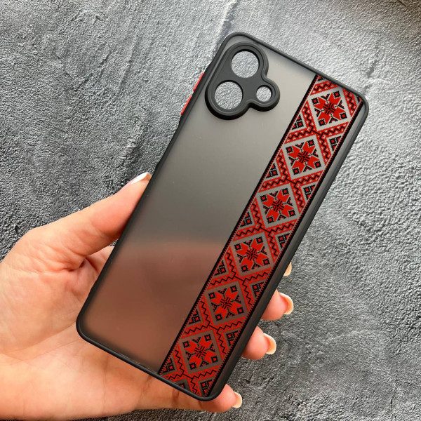 Чехол для Samsung Galaxy A07 с защитой камеры с вышиванкой Киевщина