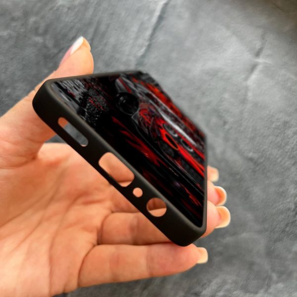Чехол для Samsung Galaxy A07 с защитой камеры с принтом машины