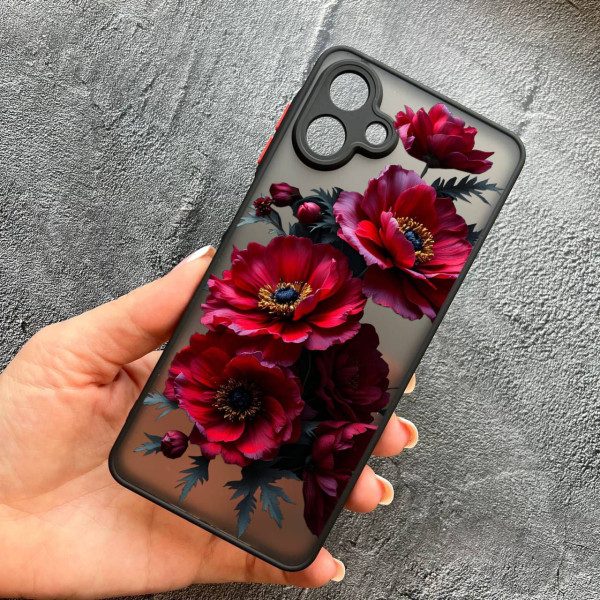 Чохол для Samsung Galaxy A07 з захистом камери з квітами гербери