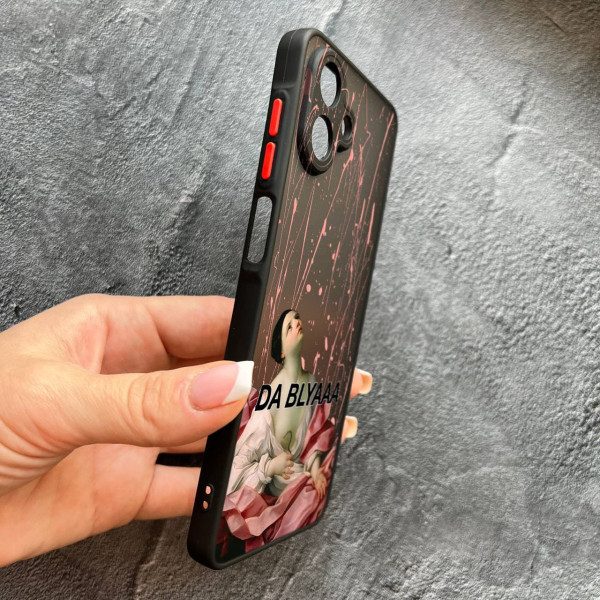 Чехол для Samsung Galaxy A07 с защитой камеры кастомный с юмором