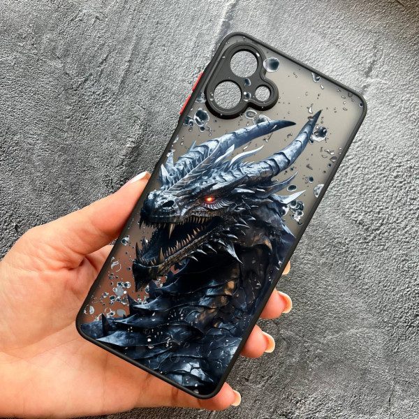 Чехол для Samsung Galaxy A07 с защитой камеры дракон