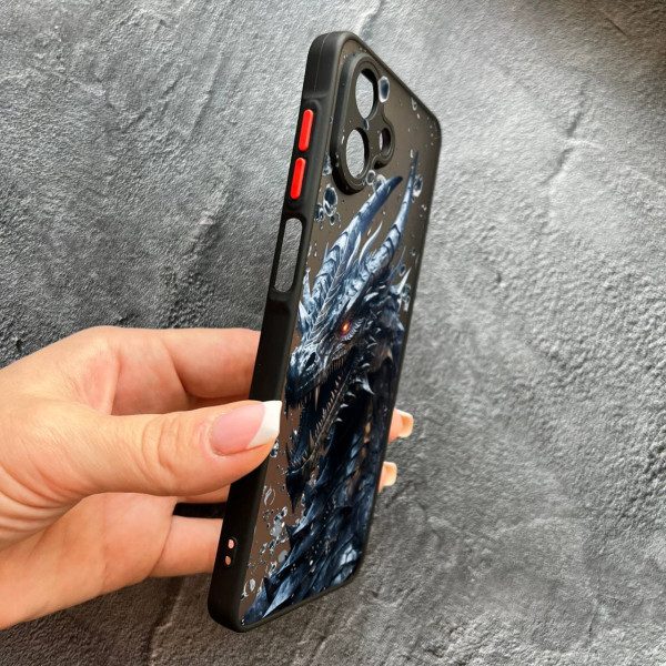Чехол для Samsung Galaxy A07 с защитой камеры дракон