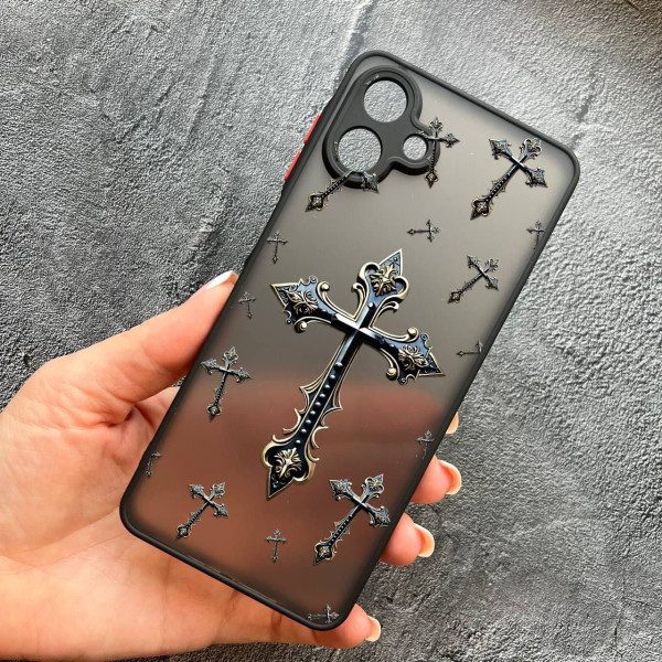 Чохол для Samsung Galaxy A07 з захистом камери з хрестом
