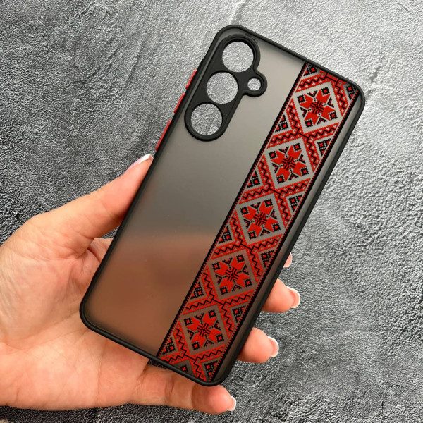 Чехол для Samsung Galaxy A37 5G с защитой камеры с вышиванкой Киевщина