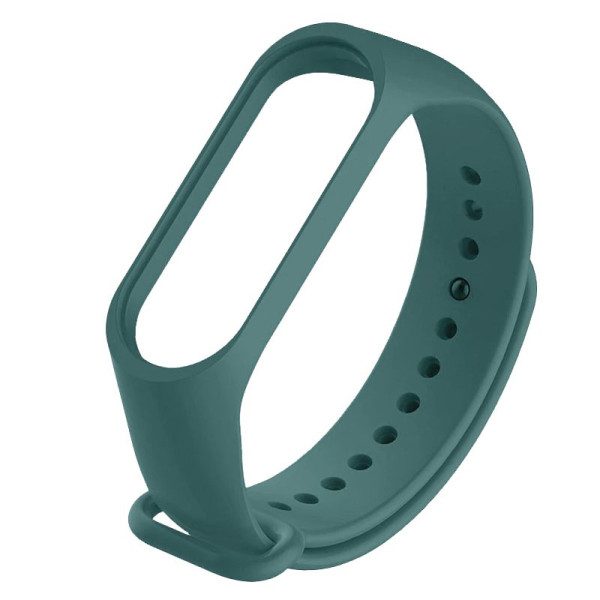 Ремешок для Xiaomi Mi Band 5 / 6 / 7 зеленый