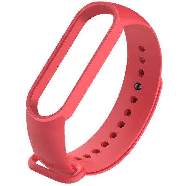 Ремешок для Xiaomi Mi Band 5 / 6 / 7 красный Camellia