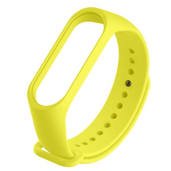 Ремешок для Xiaomi Mi Band 5 / 6 / 7 желтый