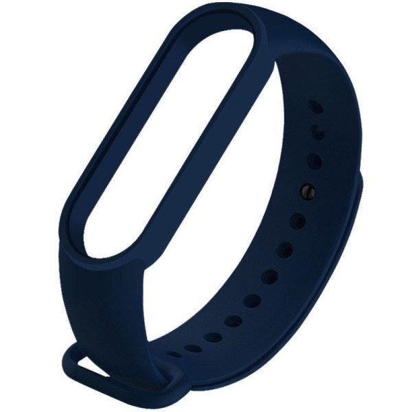 Ремешок для Xiaomi Mi Band 5 / 6 / 7 темно-синий