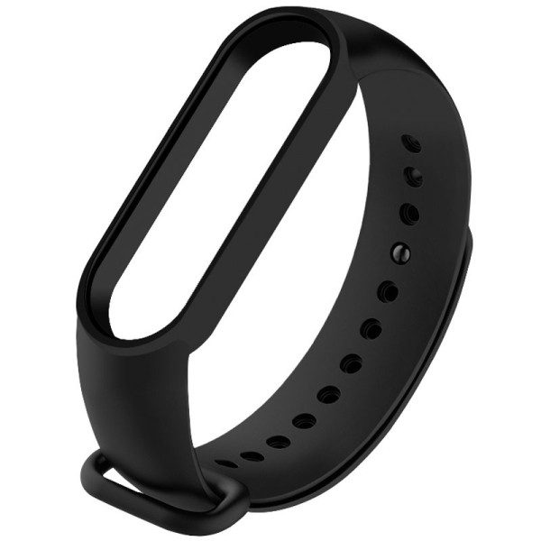 Ремешок для Xiaomi Mi Band 5 / 6 / 7 черный