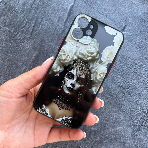 Чохол для IPhone 12 Mini Санта-Муерте чорна