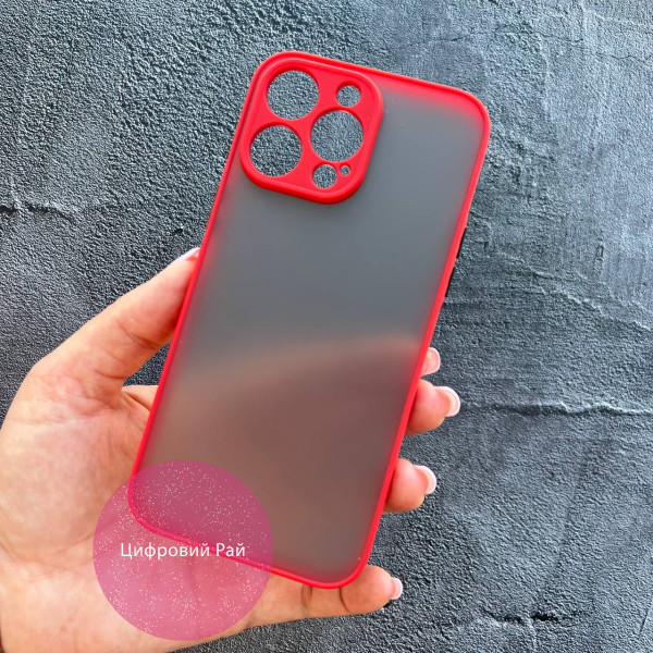 Чохол для iPhone 14 Pro Max матовий пластик без дизайну