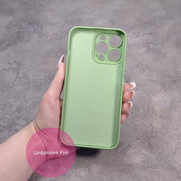 Однотонний чохол для iPhone 14 Pro Max з soft-touch покриттям і мікрофіброю всередині
