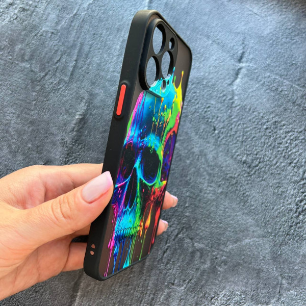 Чохол для iPhone 14 Pro Max яскравий череп